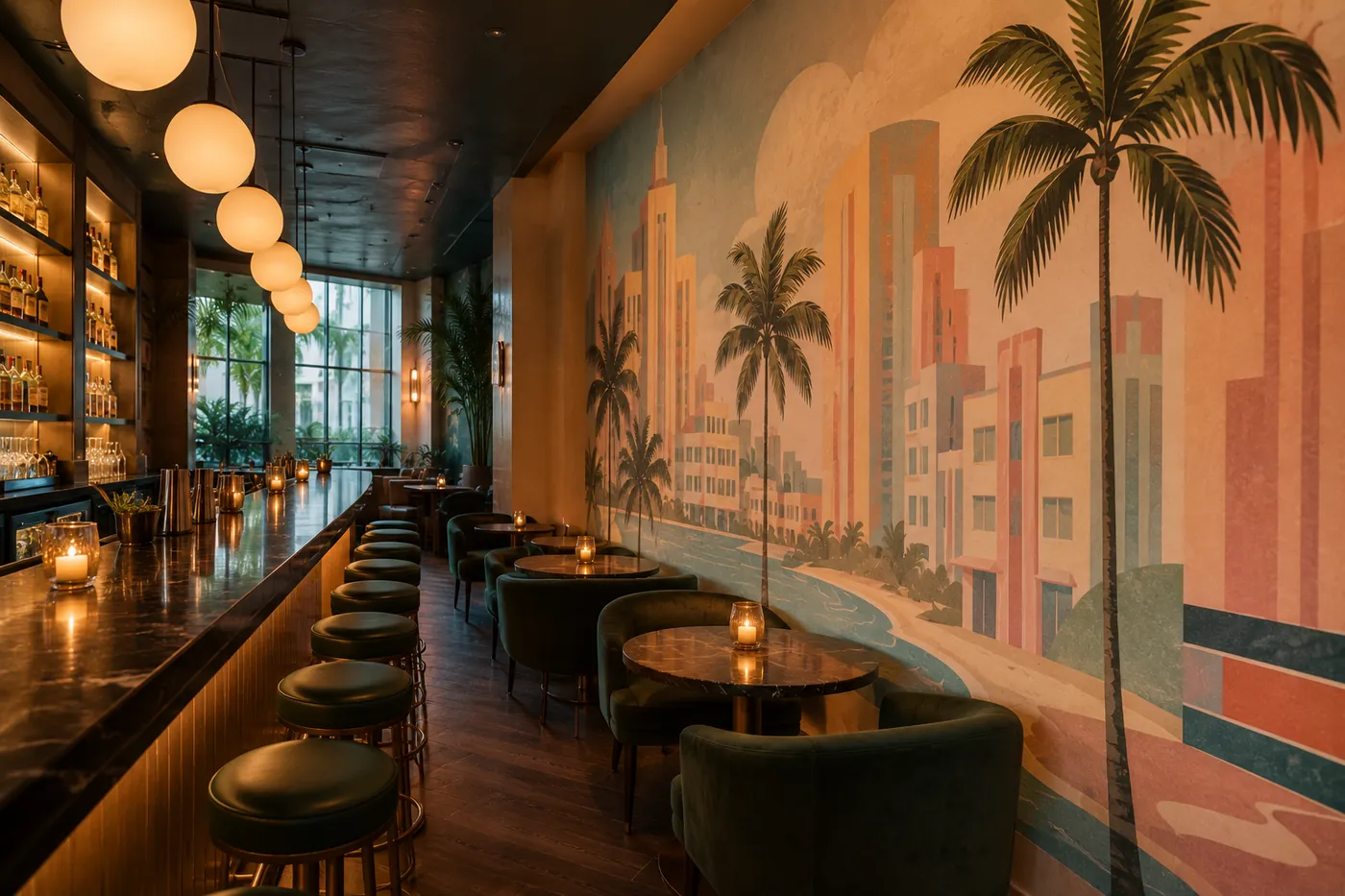 Impresion de murales en Miami Beach